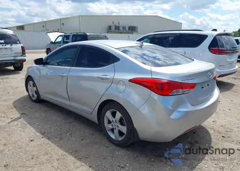 2013 Hyundai Elantra Gls from USA, damaged, VIN 5NPDH4AE6DH392129